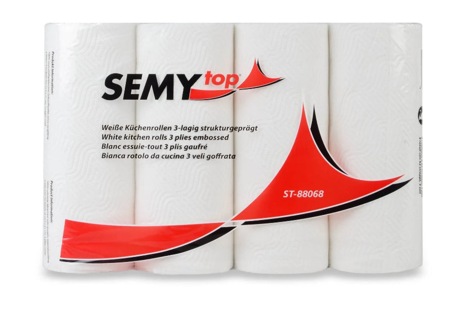 Küchenrolle 3-lg. 26cm, Zellstoff 4 x 51 Blatt-1