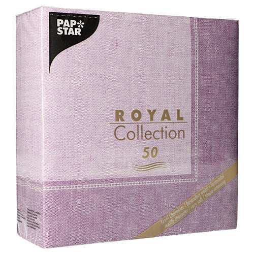 PAPSTAR 50 Servietten "ROYAL Collection" 1/4-Falz 40 x 40 cm fuchsia-15