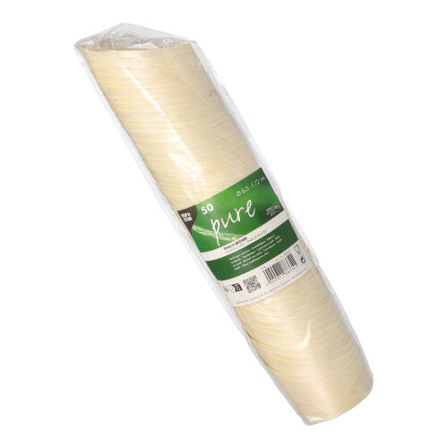PAPSTAR 50 Snackbecher, Holz "pure" 7,2 cm Höhe-2