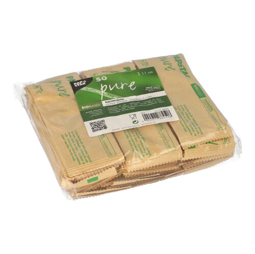 PAPSTAR Kaffeelöffel Holz "pure" 11 cm, einzeln verpackt | Schrumpffolie (50 Stück)-zoom-