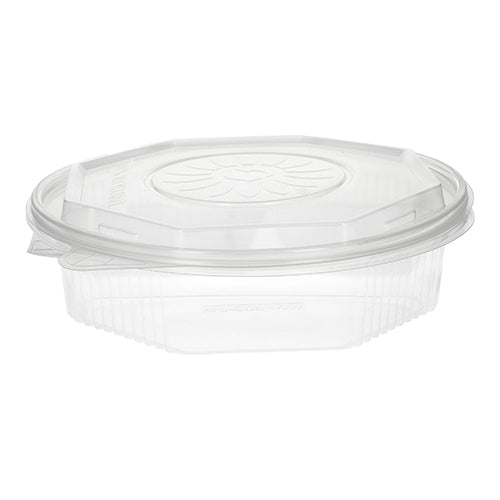 Starpak 25 Menüboxen mit Klappdeckeln, PP transparent 8-eckig - 5,9 cm x 21,5 cm x 21,5 cm-6