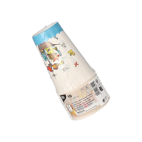 PAPSTAR 10 Trinkbecher, Pappe 0,2 L Ø 7 cm · 9,7 cm-zoom-12