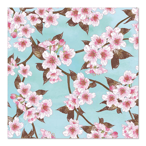 PAPSTAR 20 Servietten, 33 cm x 33 cm 3-lagig 1/4-Falz Design Set 5-12