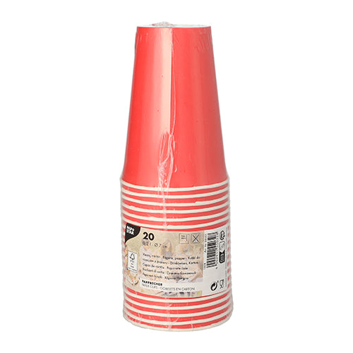 PAPSTAR 20 Trinkbecher, Pappe 0,2 l Ø 7 cm · 9,7 cm-2