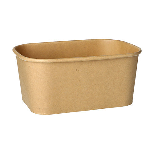 PAPSTAR 25 Verpackungsbecher, Pappe rechteckig braun-7