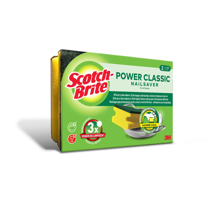 Scotch-Brite® Classic Griffschwamm, 2 Stück pro Packung | 1 Stück-zoom-