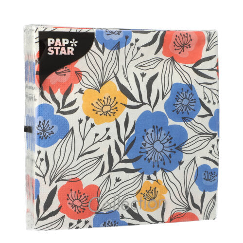 PAPSTAR 20 Servietten, 33 cm x 33 cm 3-lagig 1/4-Falz Design Set 4-zoom-25