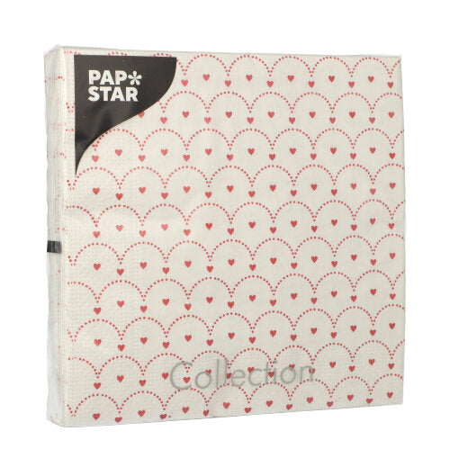 PAPSTAR 20 Servietten, 33 cm x 33 cm 3-lagig 1/4-Falz Design Set 4-zoom-