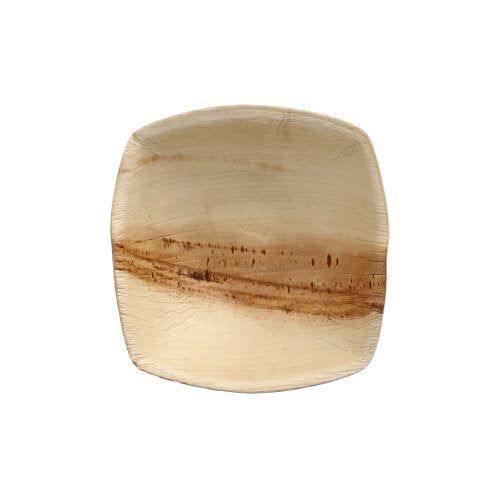 PAPSTAR 25 Schalen Palmblatt "pure" "QUADRATO" natur-zoom-7