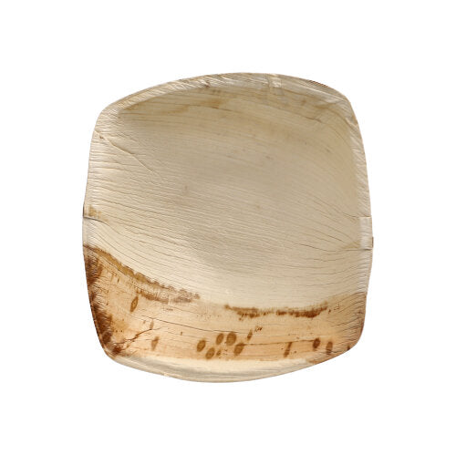 PAPSTAR 25 Schalen Palmblatt "pure" "QUADRATO" natur-4