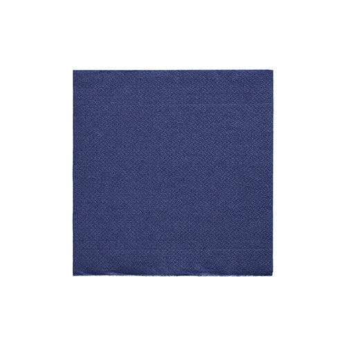PAPSTAR Servietten 1/4-Falz, 24x24 cm dunkelblau, "DAILY Collection" | Folie (20 Stück)