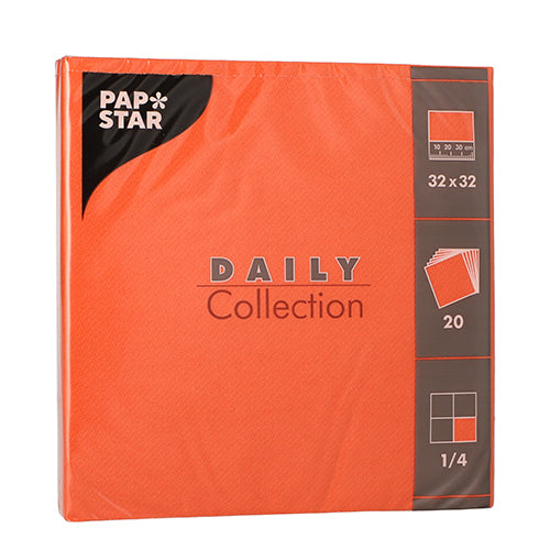 PAPSTAR 20 Servietten "DAILY Collection" 1/4-Falz 32 cm x 32 cm-zoom-