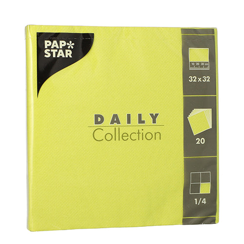 PAPSTAR 20 Servietten "DAILY Collection" 1/4-Falz 32 cm x 32 cm-zoom-11