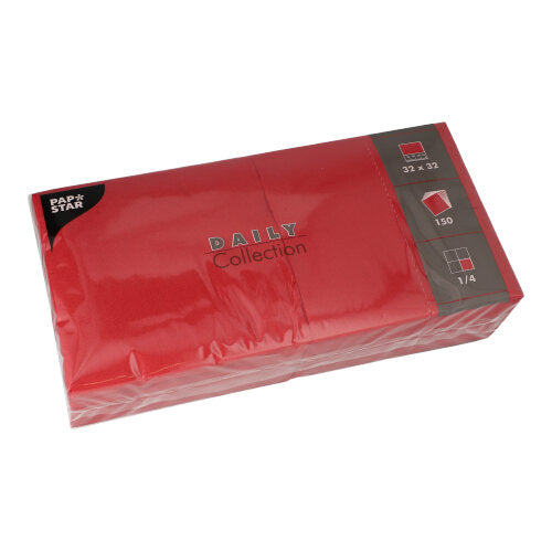 PAPSTAR 150 Servietten "DAILY Collection" 1/4-Falz 32 cm x 32 cm-23