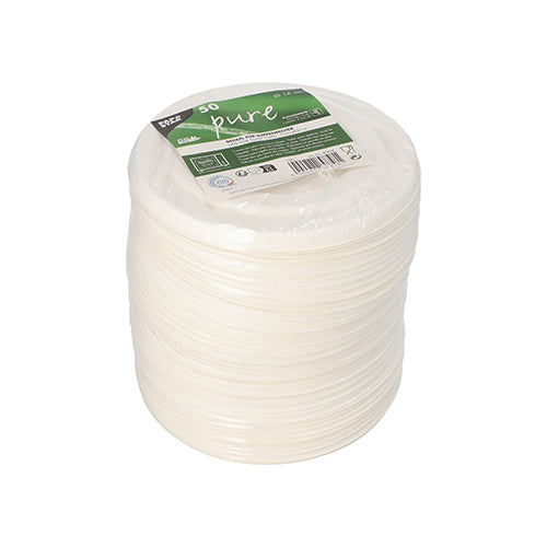 PAPSTAR 50 Deckel für Suppenbecher, Zuckerrohr "pure" weiss-2