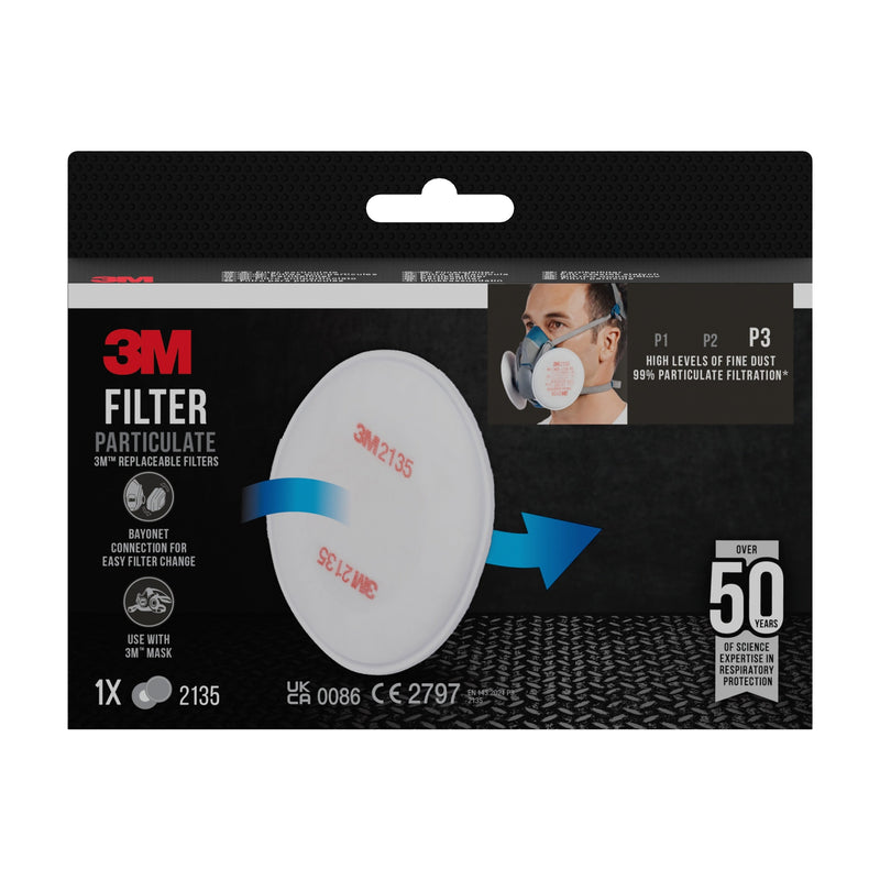 3M™ Partikelfilter 2135, P3, 1 Paar/Packung | Packung (1 Stück)-zoom-
