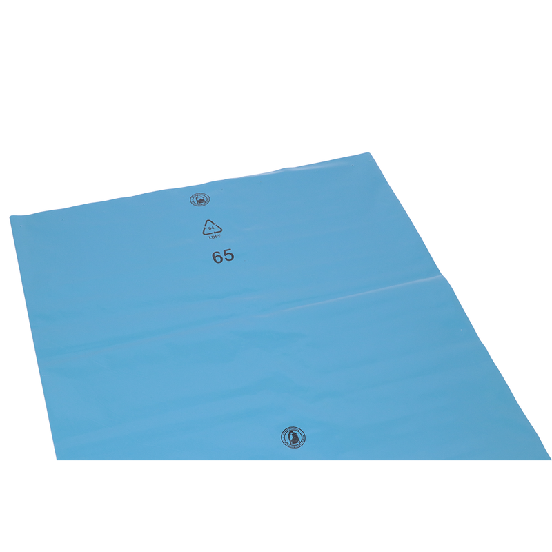 DEISS 90154 - 1000x1250x0,06 mm,LDPE, blau, 240 L, 100 Stück | Karton (100 Beutel)-zoom-