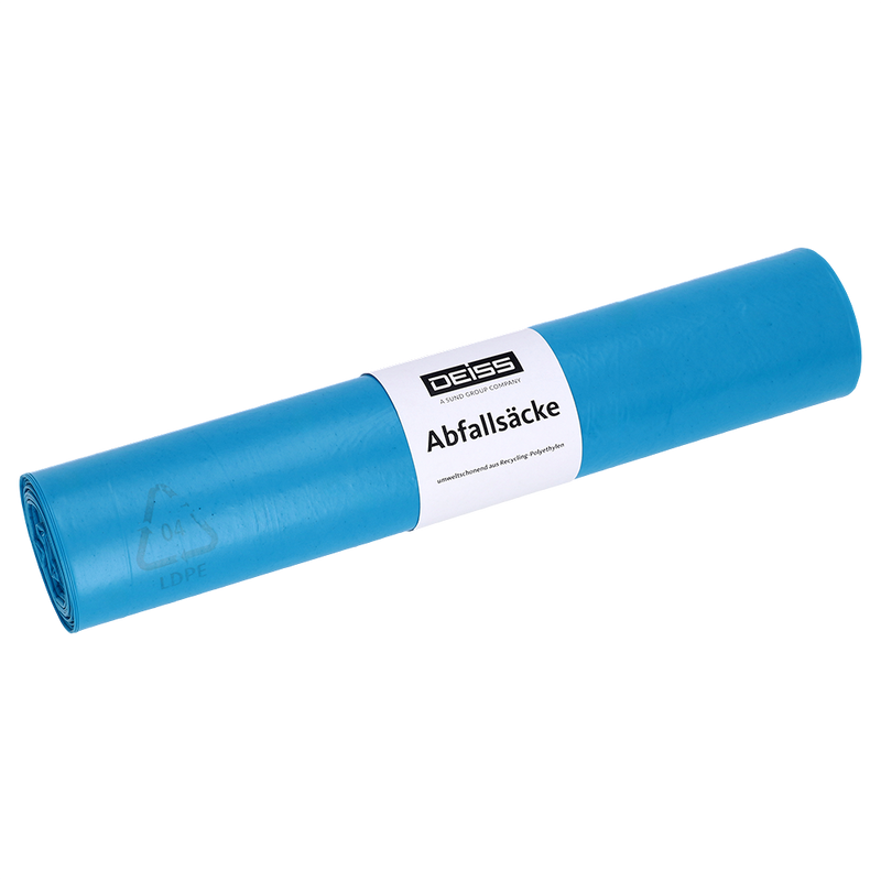 DEISS 90178 - 600+260x1100x0,06 mm blau | Rolle (25 Stück)-zoom-