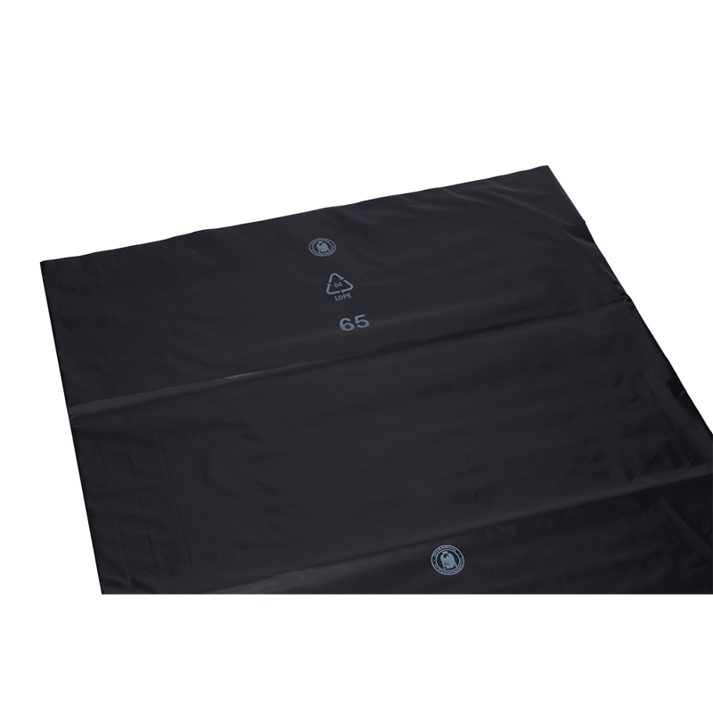 DEISS 95007 - 570+400x1150x0,1 mm schwarz  | Karton (120 Säcke)-zoom-