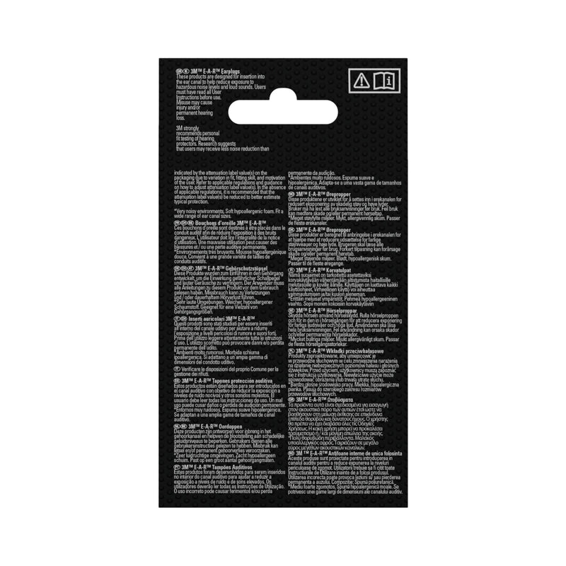 3M™ Gehörschutzstöpsel E-A-Rsoft™ FX™, weicher Polyurethanschaum, SNR-Wert 37 dB, Gelb, 5 Paar/Packung | Packung (1 Stück)-zoom-