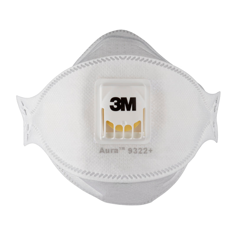 3M™ Aura™ Comfort Cool Flow™ Partikelmaske 9322+, FFP2, mit Ventil-zoom-