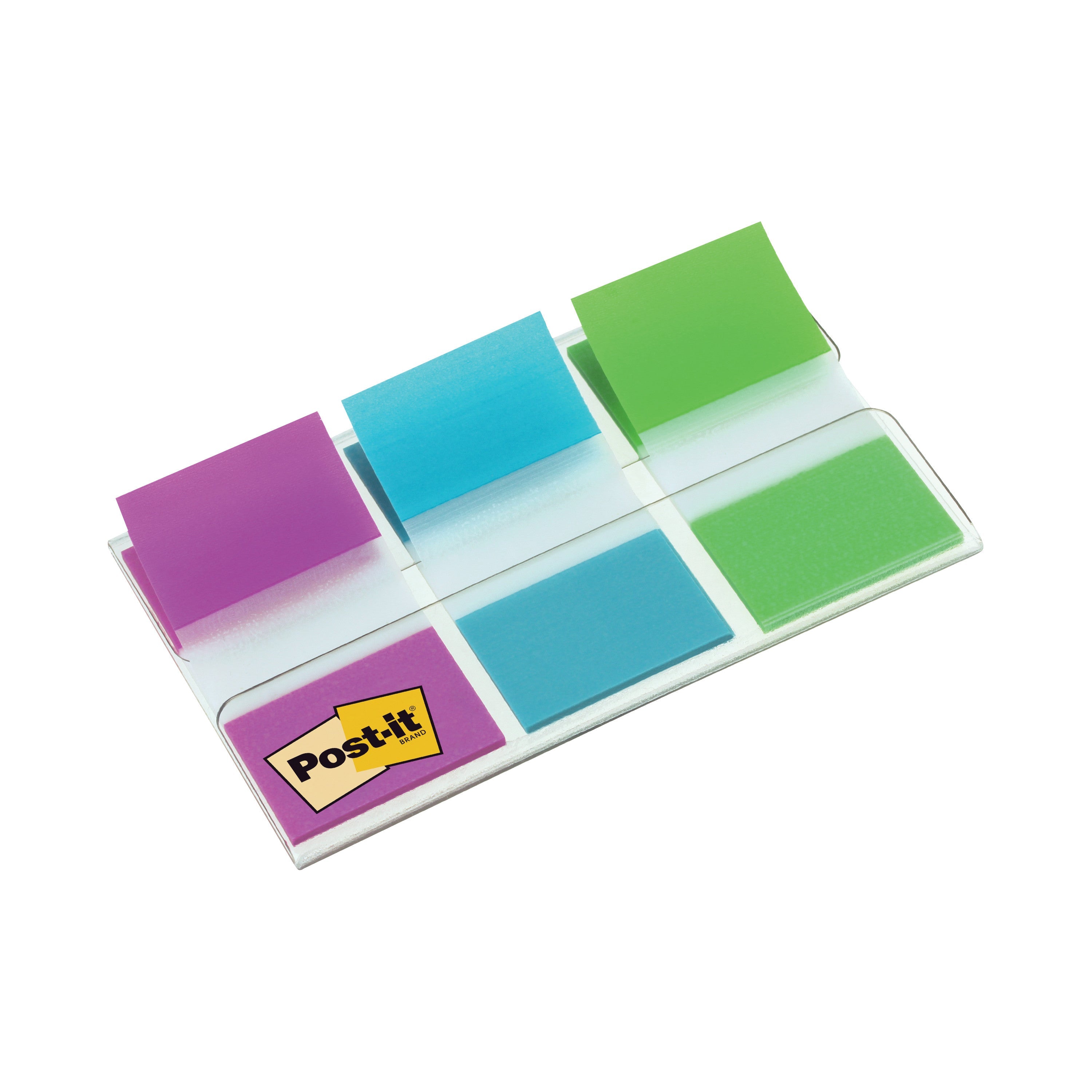 Post-it® Index Haftstreifen, Standard, Verschiedene Farben, 25.4 mm x 43.2 mm, 60 Haftstreifen/Spender, 1 Spender/Packung | Packung (1 Stück)