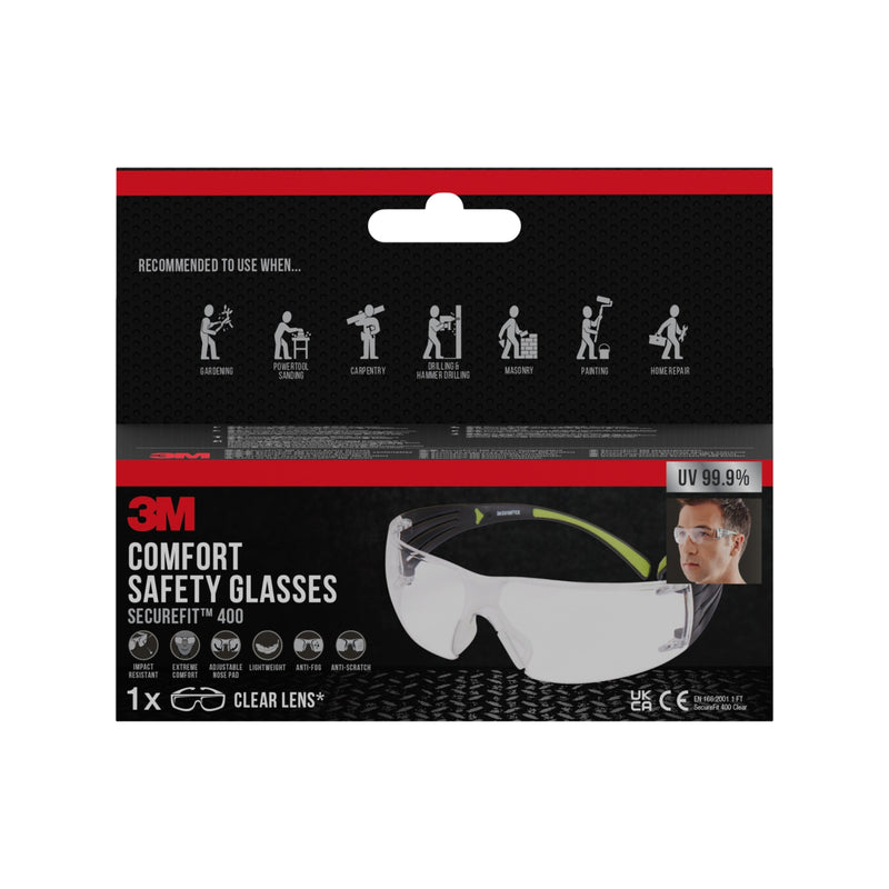 3M™ SecureFit™ Schutzbrille 400-zoom-