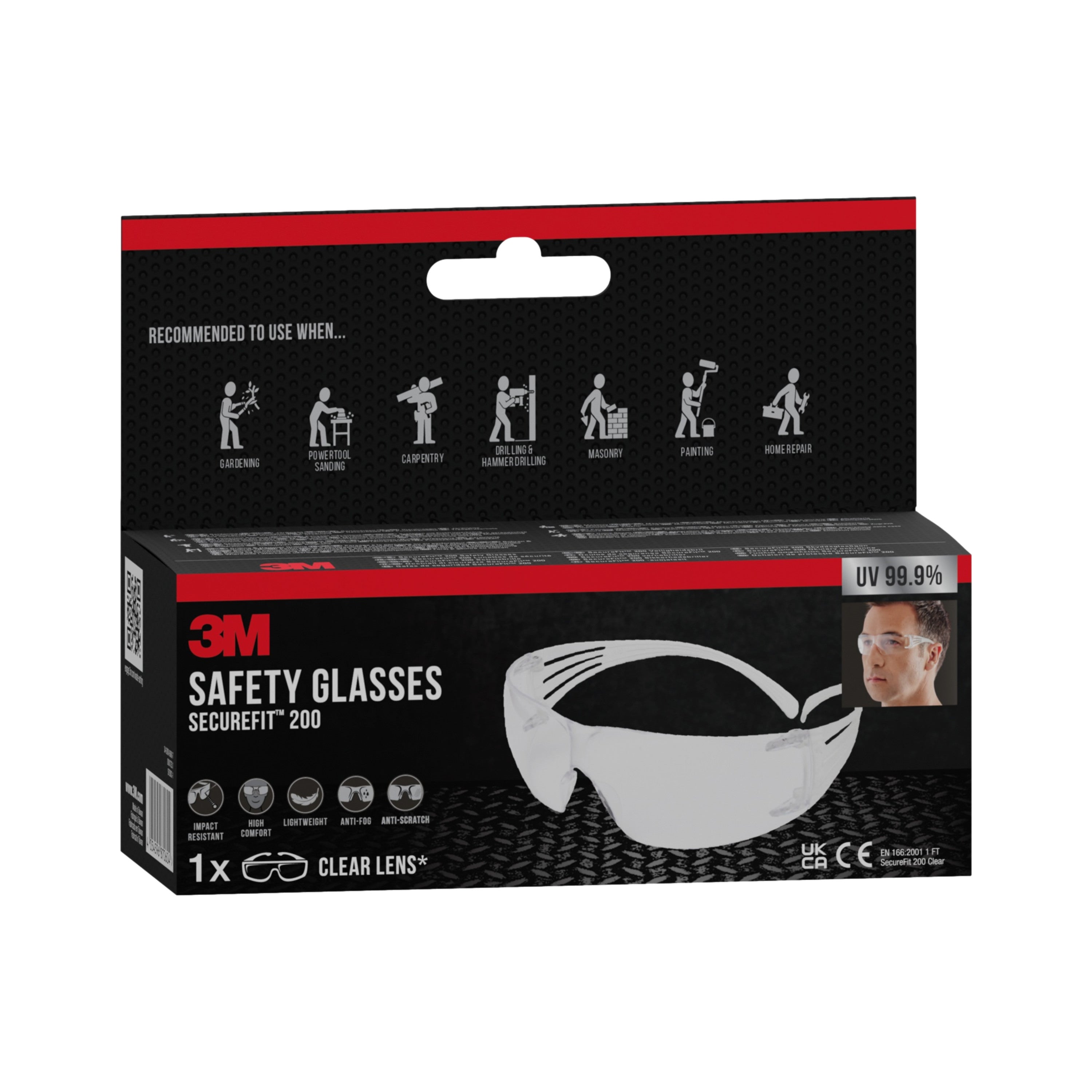 3M™ SecureFit™ Schutzbrille 200-zoom-20