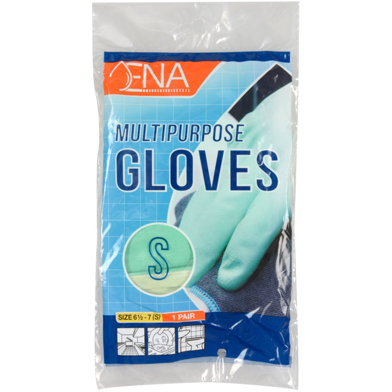 ENA Multipurpose Haushaltshandschuhe Latex, Gelb-zoom-