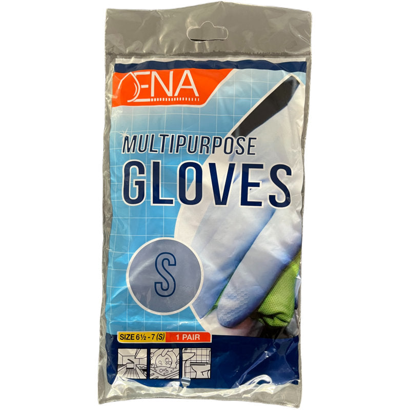 ENA Multipurpose Haushaltshandschuhe Latex, Gelb-3