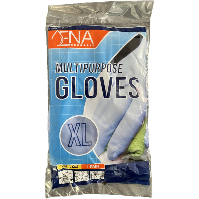 ENA Multipurpose Haushaltshandschuhe Latex, Gelb-zoom-4