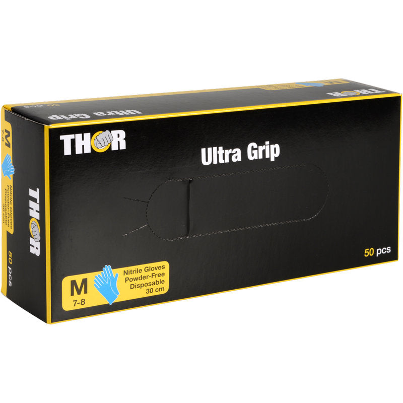 Thor Ultra Grip Long, Nitril-Handschuhe, 30 cm, Blau-2