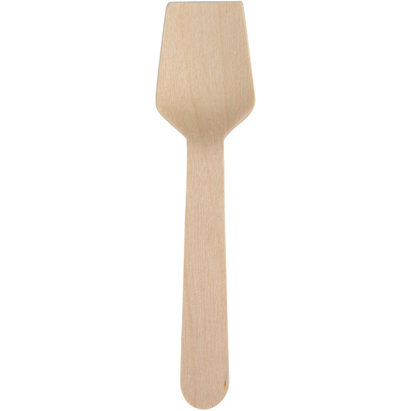 Eislöffel, 9,5 cm, Holz   | Packung (100 Stück)-zoom-1