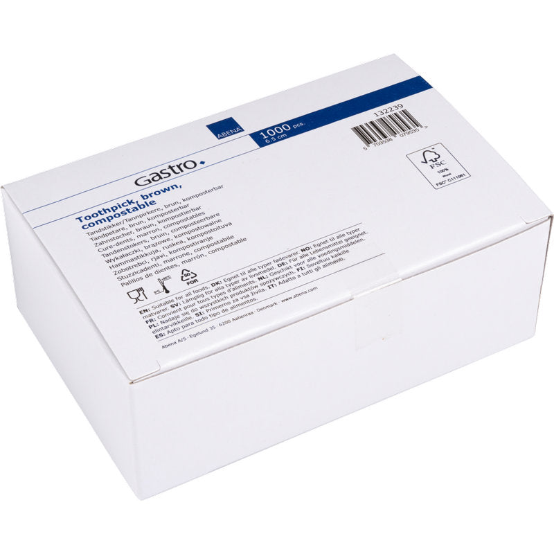 Zahnstocher, 65 mm, Unverpackt, Holz   | Packung (1000 Stück)-zoom-1