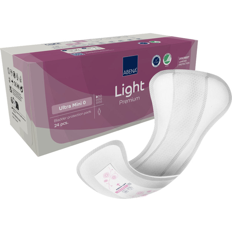 ABENA Light Ultra Mini 0, Premium    | Packung (24 Stück)