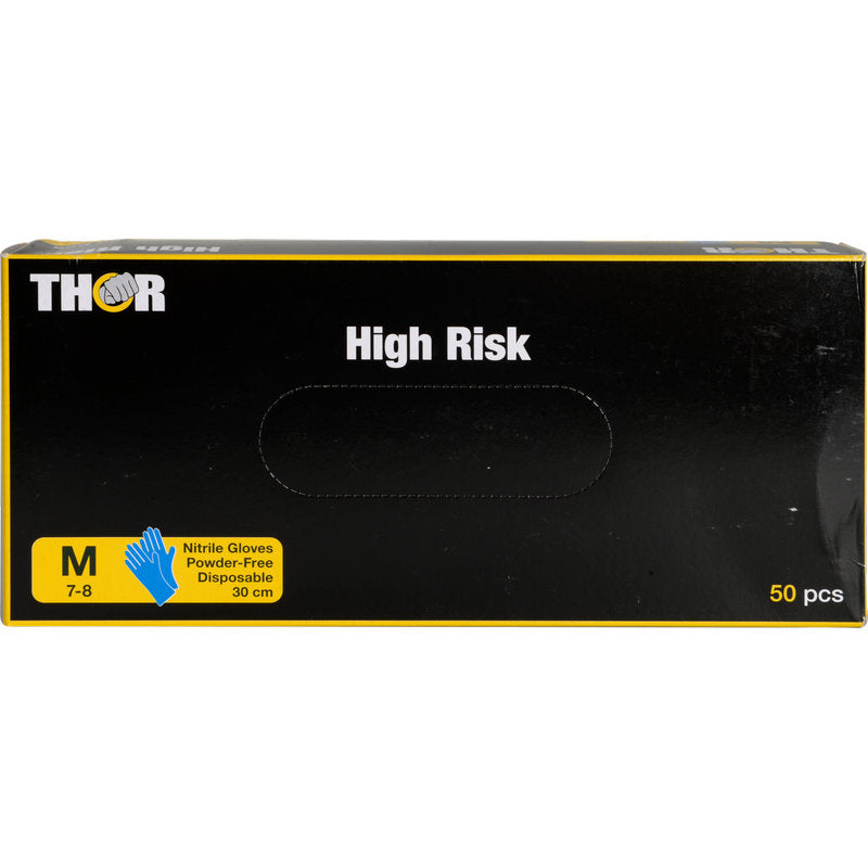 Thor High Risk Nitril-Handschuhe, Blau, 30 cm-zoom-