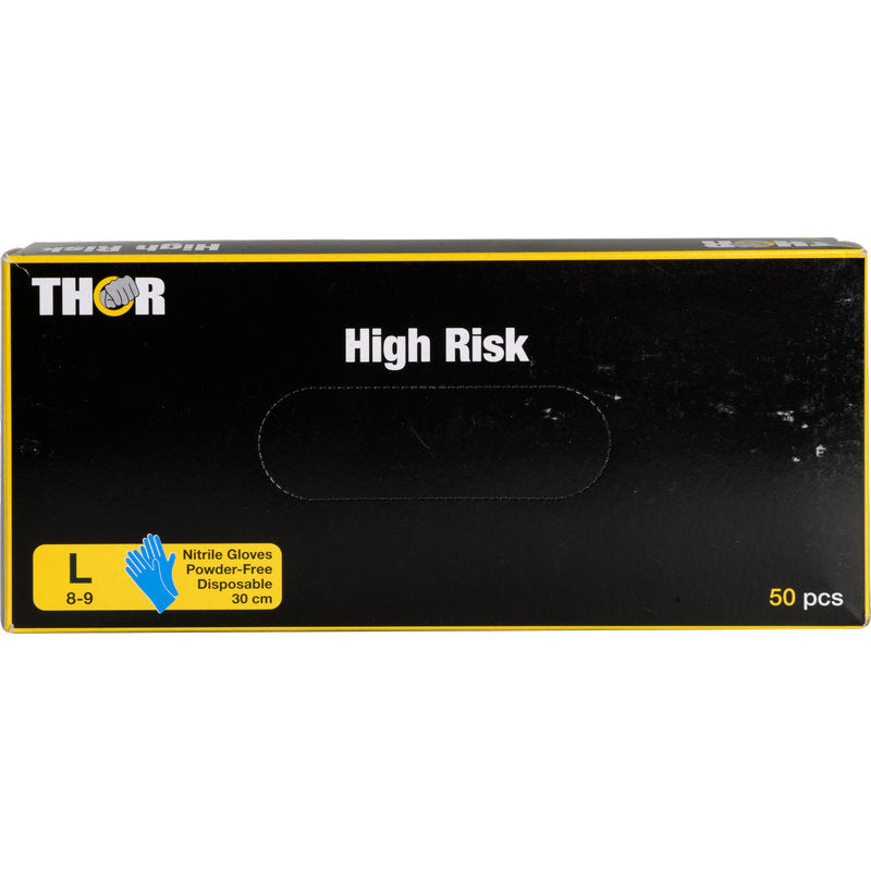 Thor High Risk Nitril-Handschuhe, Blau, 30 cm-zoom-6