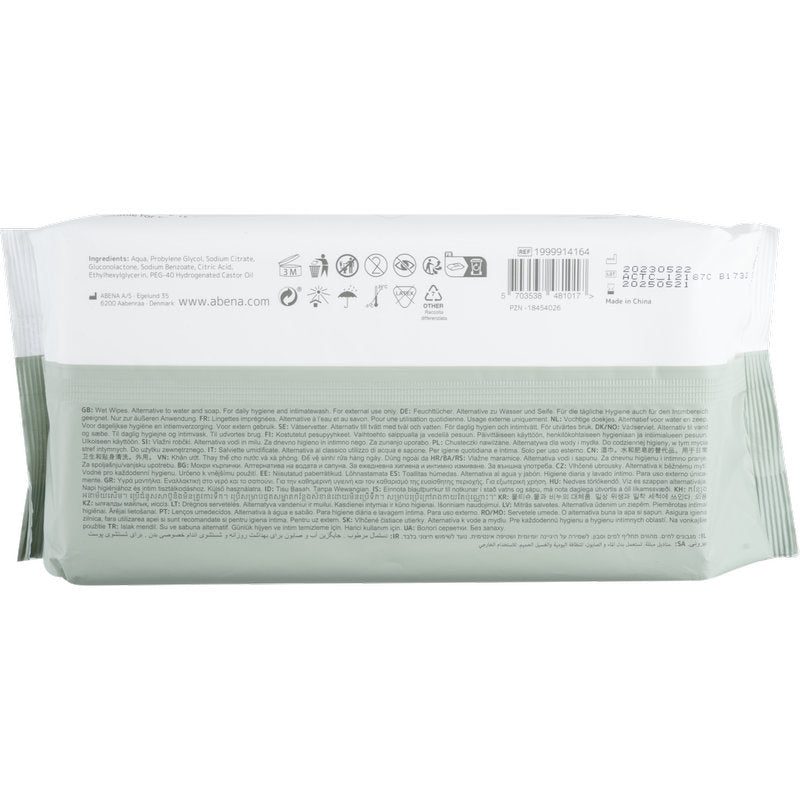 Feuchtpflegetücher, Mit Deckel, 20x27 cm, Weiß    | Packung (80 Stück)