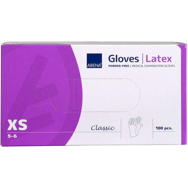 Latex-Handschuhe Classic, Puderfrei, Lang, Natur-10
