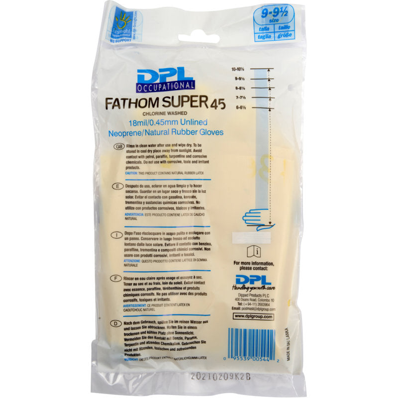 Haushaltshandschuhe Latex, Gelb, Neopren-zoom-