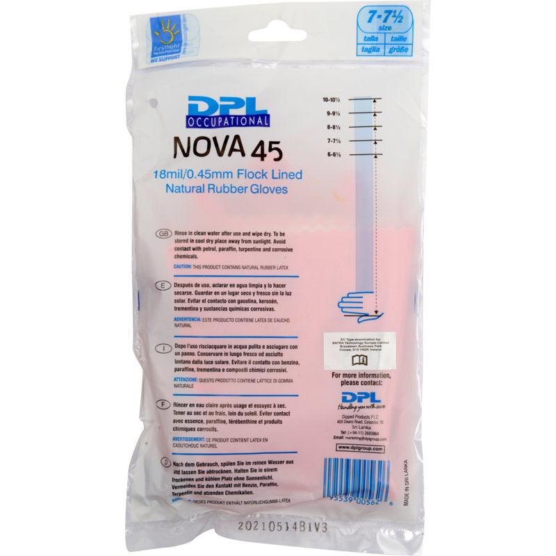 Haushaltshandschuhe Latex, Gelb, Neopren-zoom-