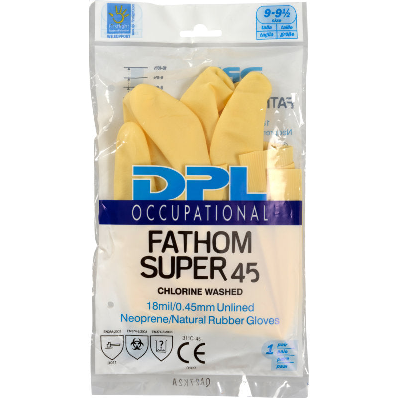 Haushaltshandschuhe Latex, Gelb, Neopren-zoom-6