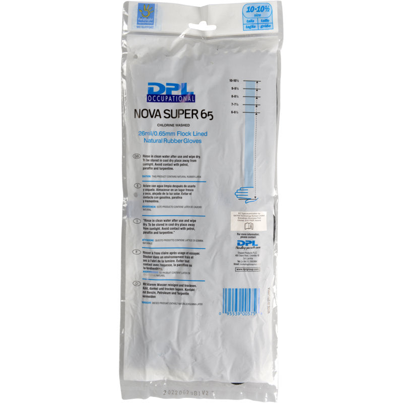 Haushaltshandschuhe Latex, Schwarz-5