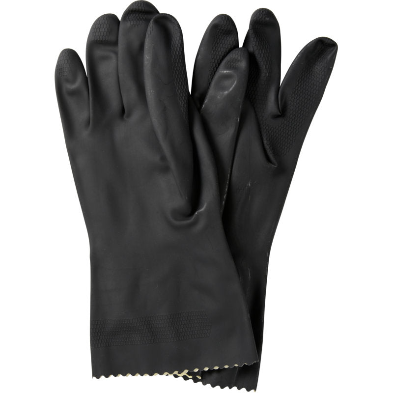 Haushaltshandschuhe Latex, Schwarz-zoom-