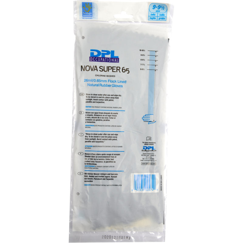 Haushaltshandschuhe Latex, Schwarz-zoom-7