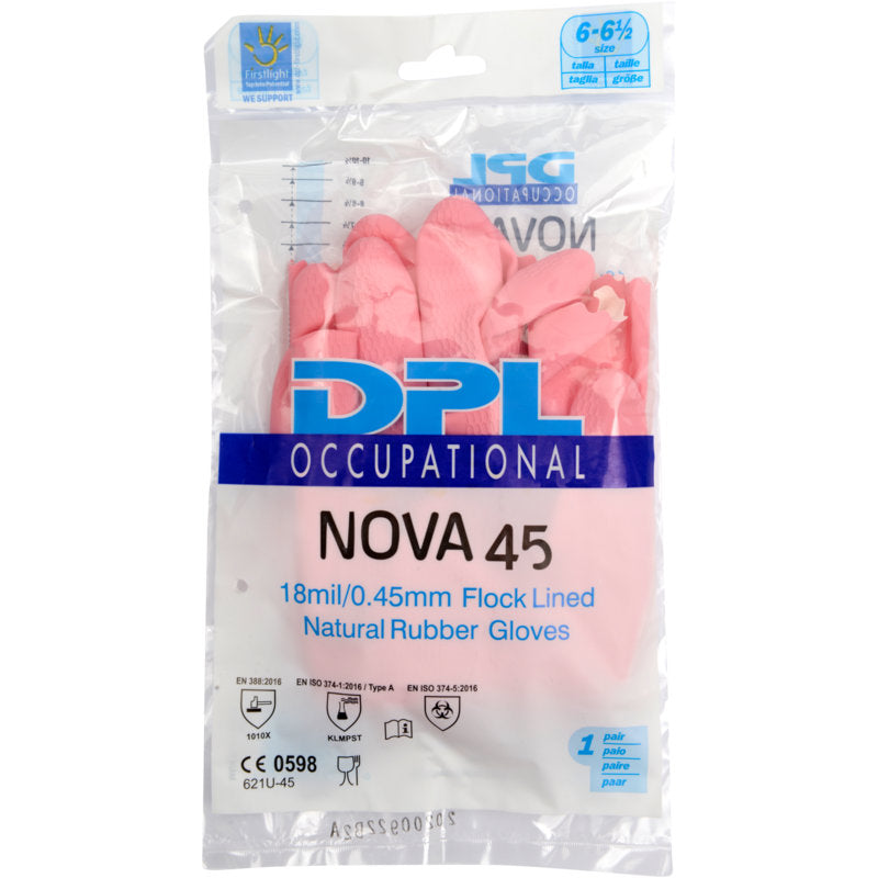 Haushaltshandschuhe Latex, Pink-zoom-1