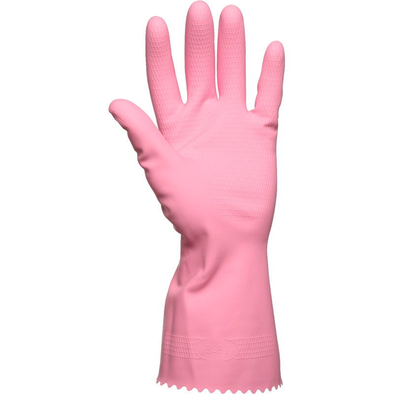 Haushaltshandschuhe Latex, Pink-7