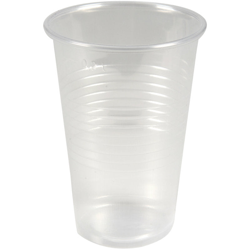 Ausschankbecher, PP, 20 cl,Transparent   | Packung (100 Stück)-1