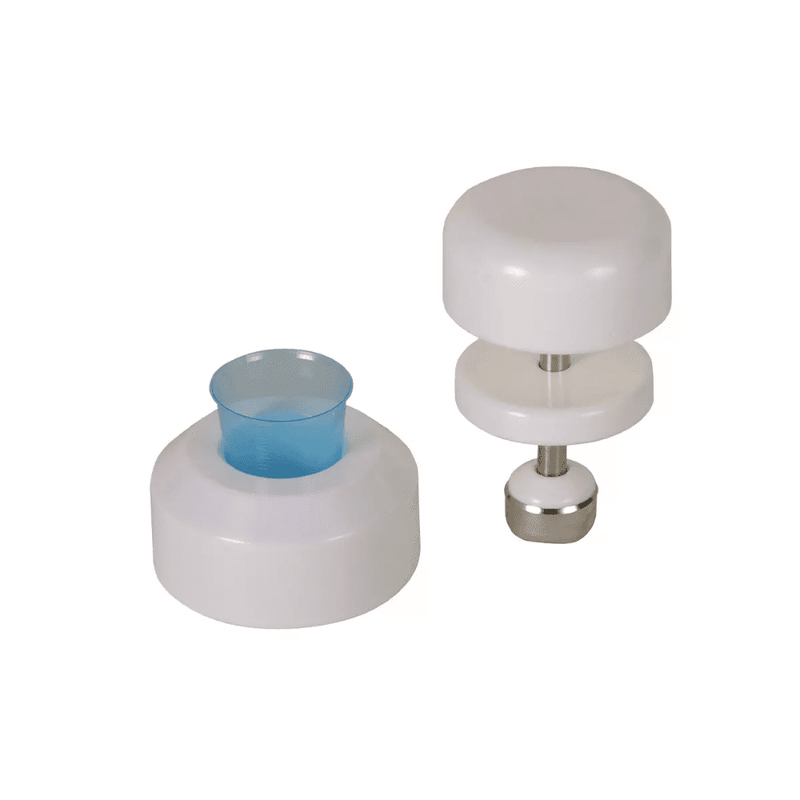 AMPri Tablettenmörser für Medizinbecher, weiß | Packung (1 Stück)-zoom-