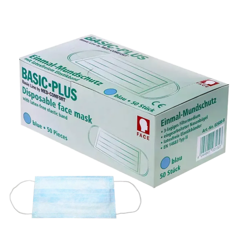 AMPri BASIC-PLUS OP Maske 3-lg. Typ II, verschiedene Farben-zoom-